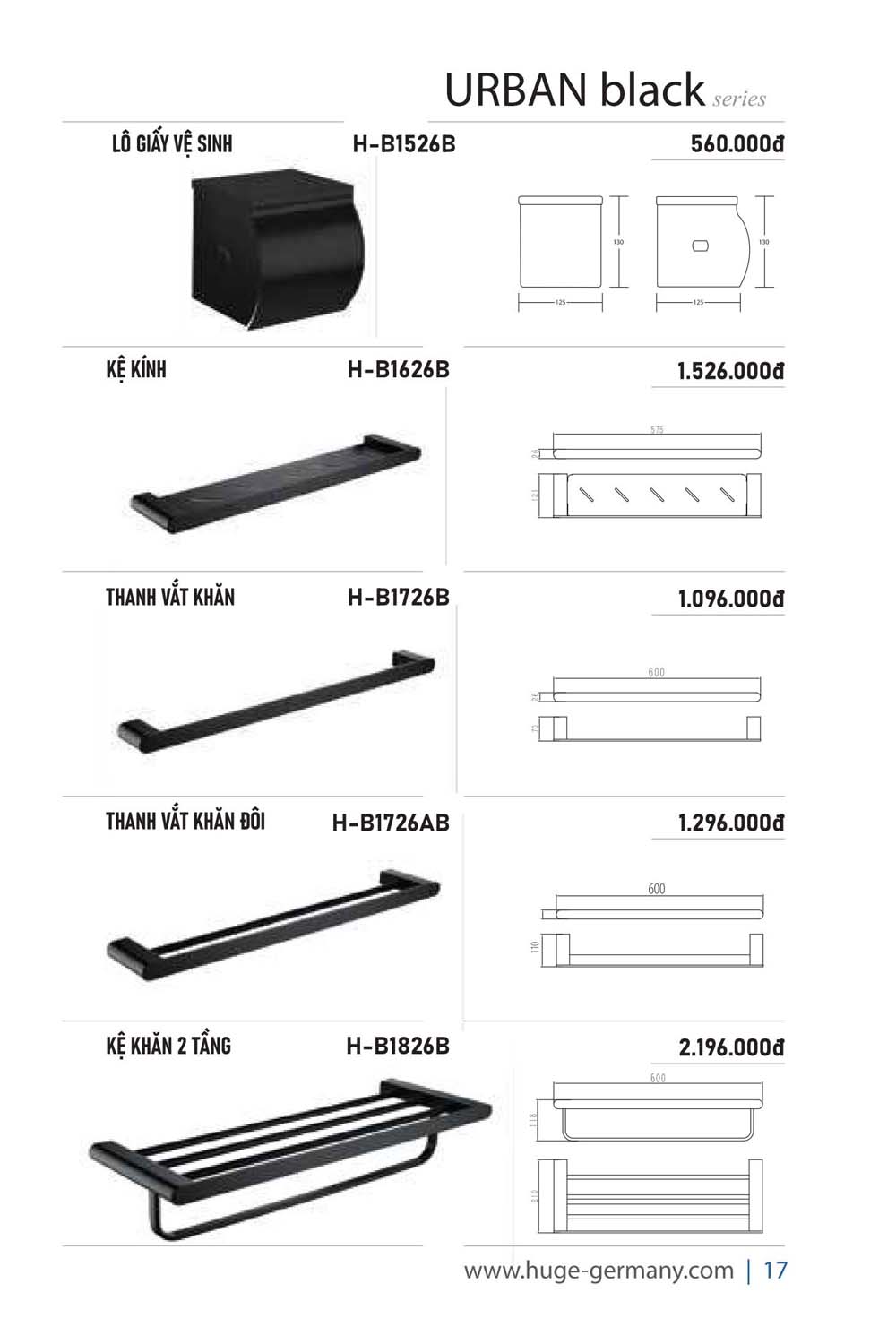 Catalogue HUGE 2023 Bang gia Thiet bi ve sinh nhap khau 80