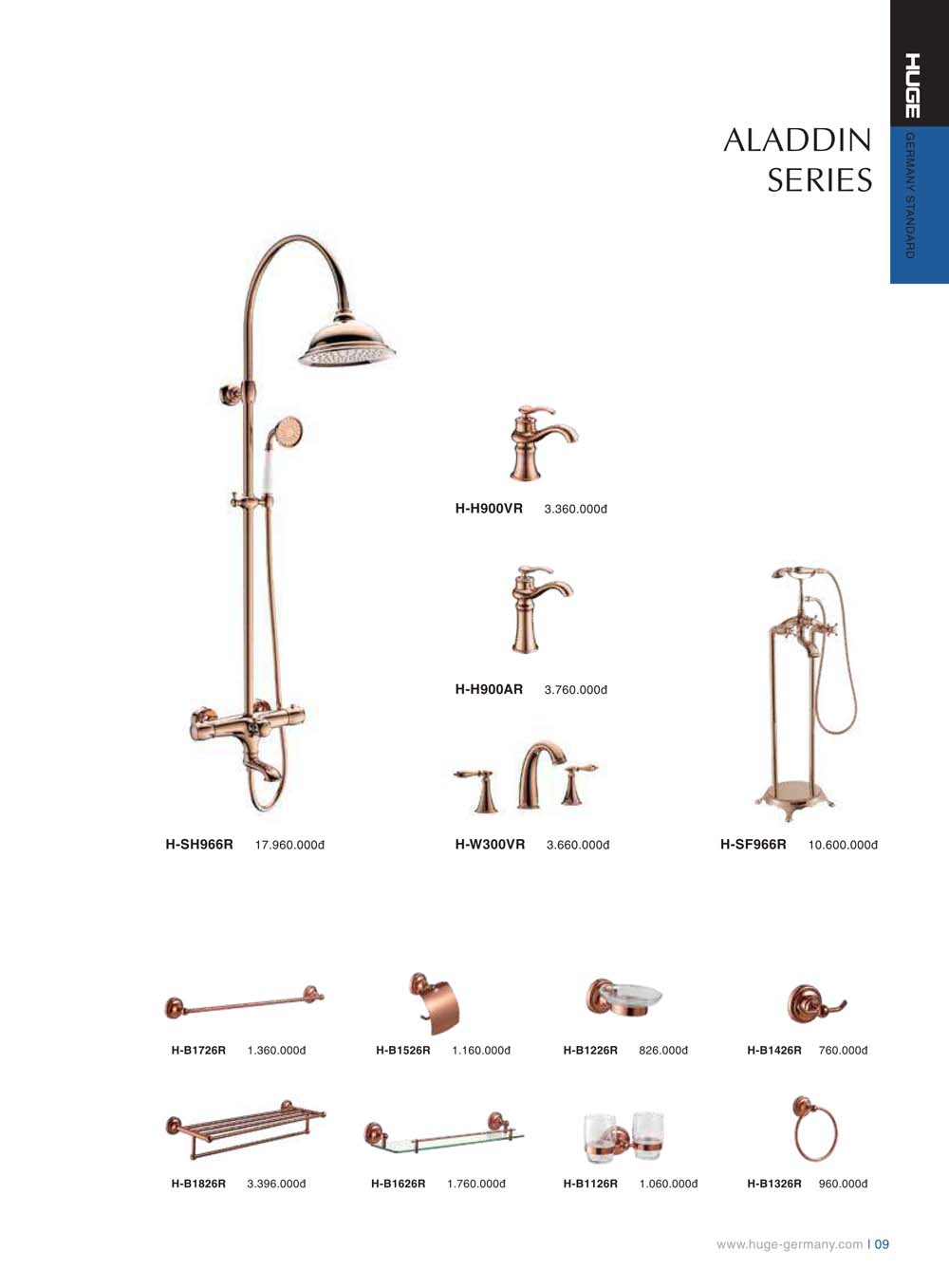 Catalogue HUGE 2023 Bang gia Thiet bi ve sinh nhap khau 9