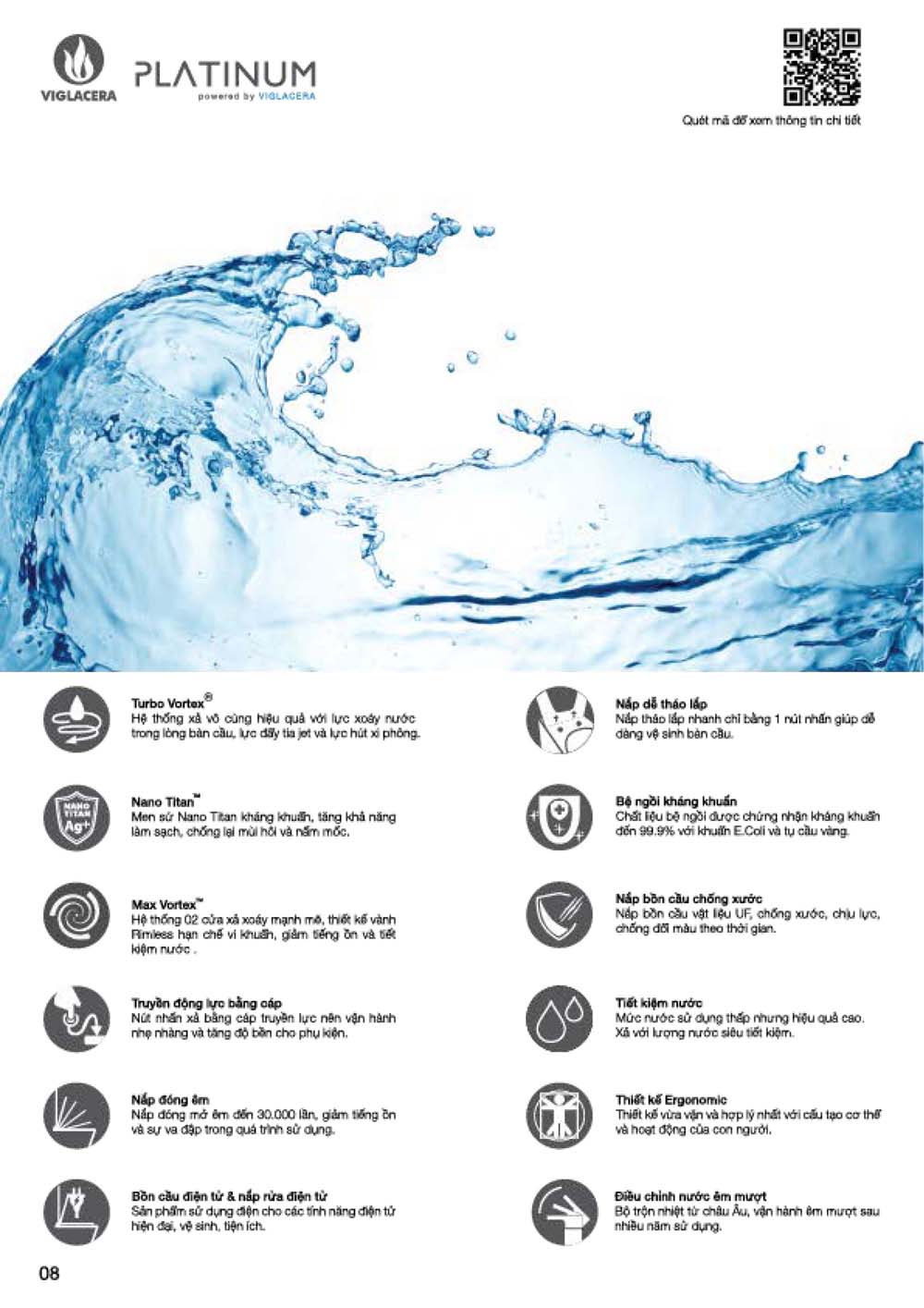 Catalogue PLATINUM 2024 Bang gia Thiet bi ve sinh nhap khau vuathietbi.com 10