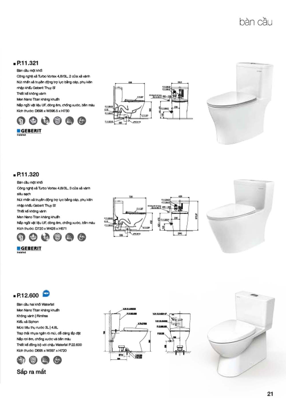 Catalogue PLATINUM 2024 Bang gia Thiet bi ve sinh nhap khau vuathietbi.com 23
