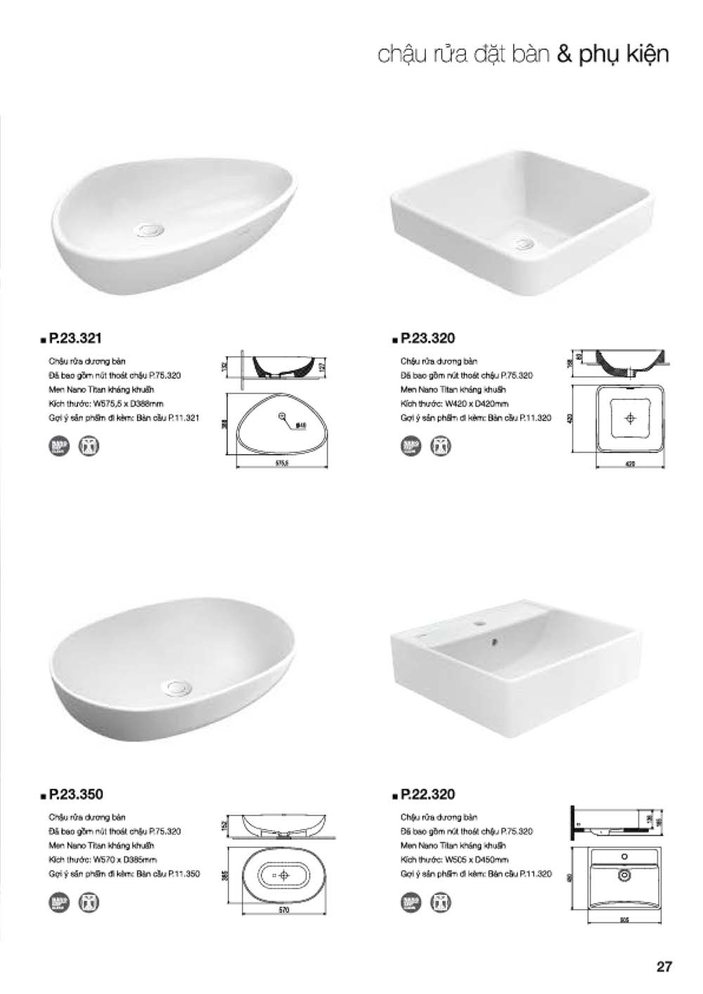 Catalogue PLATINUM 2024 Bang gia Thiet bi ve sinh nhap khau vuathietbi.com 29