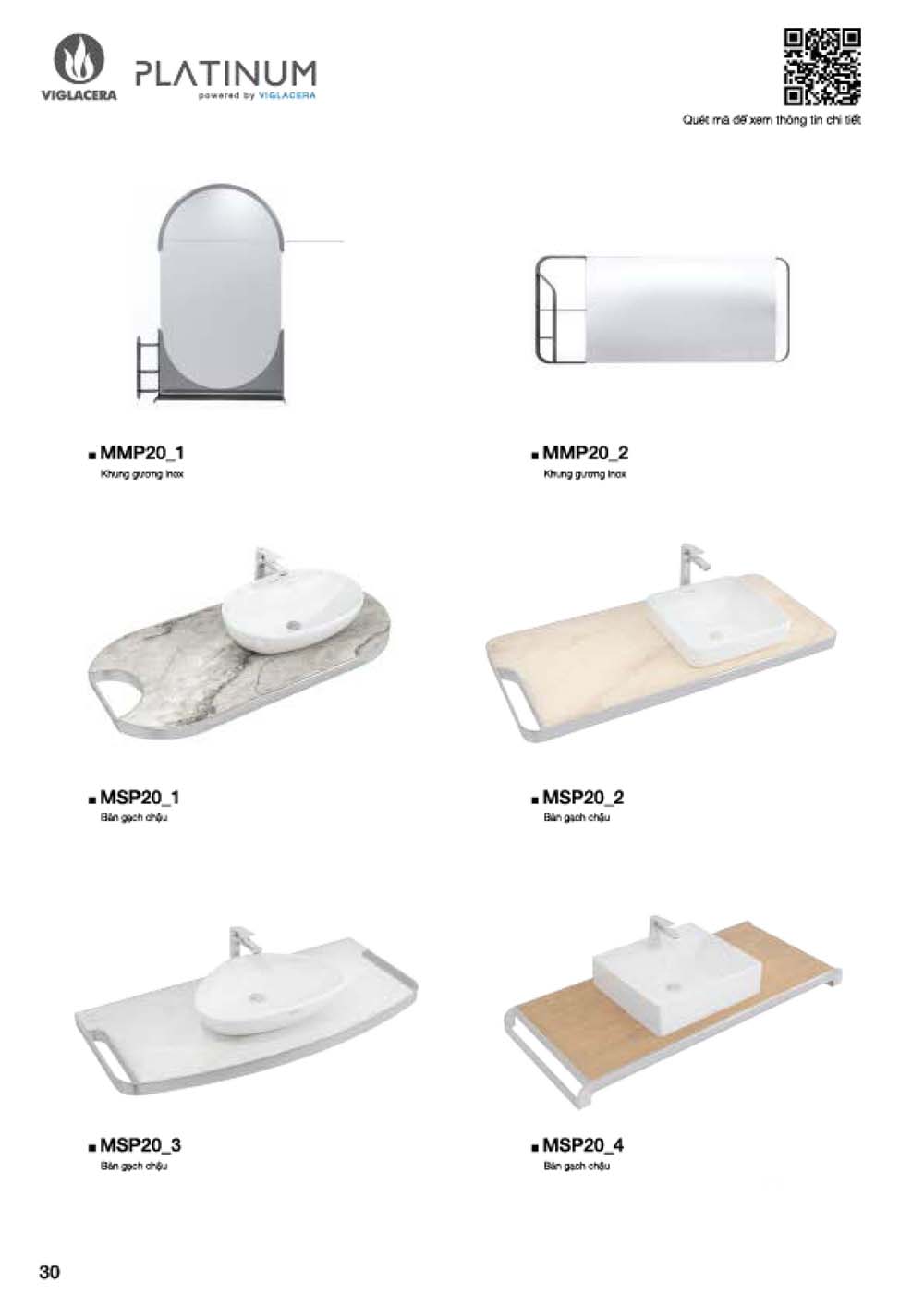 Catalogue PLATINUM 2024 Bang gia Thiet bi ve sinh nhap khau vuathietbi.com 32