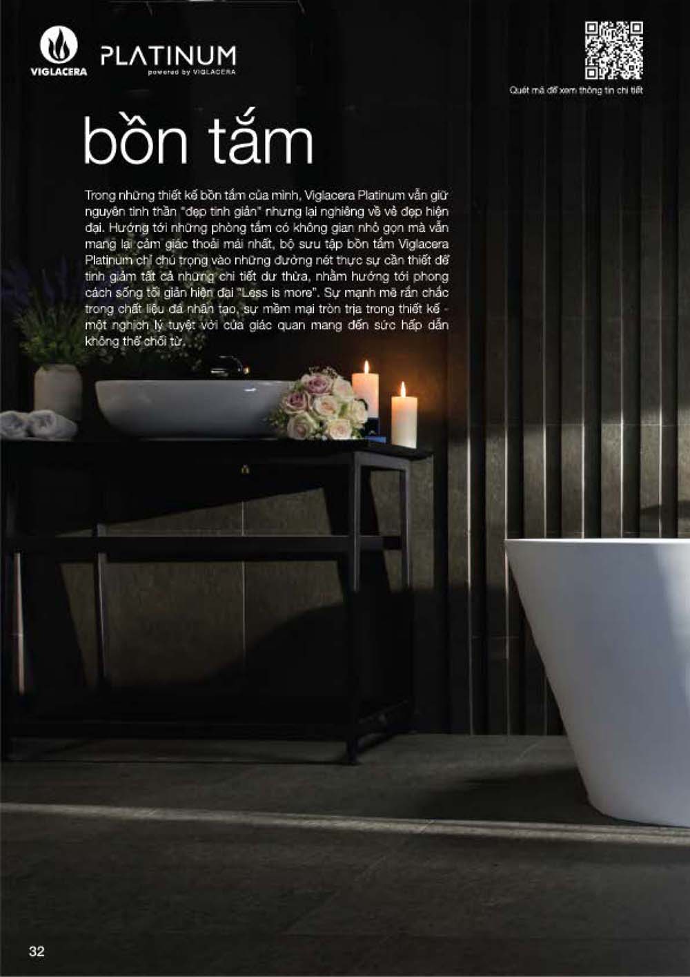 Catalogue PLATINUM 2024 Bang gia Thiet bi ve sinh nhap khau vuathietbi.com 34