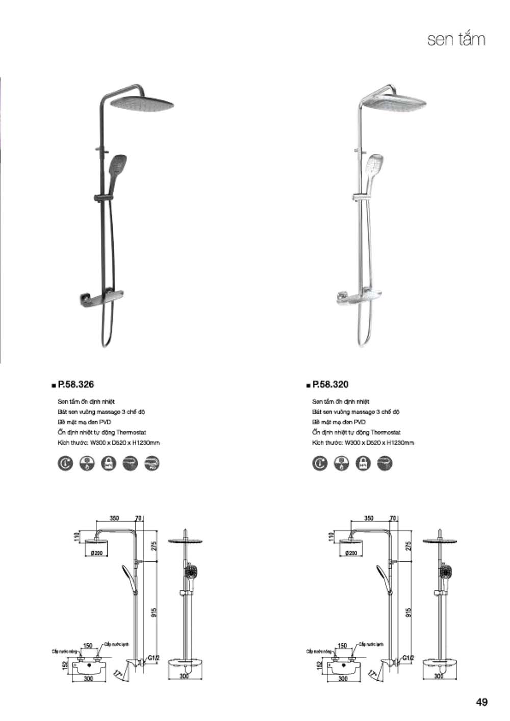 Catalogue PLATINUM 2024 Bang gia Thiet bi ve sinh nhap khau vuathietbi.com 51