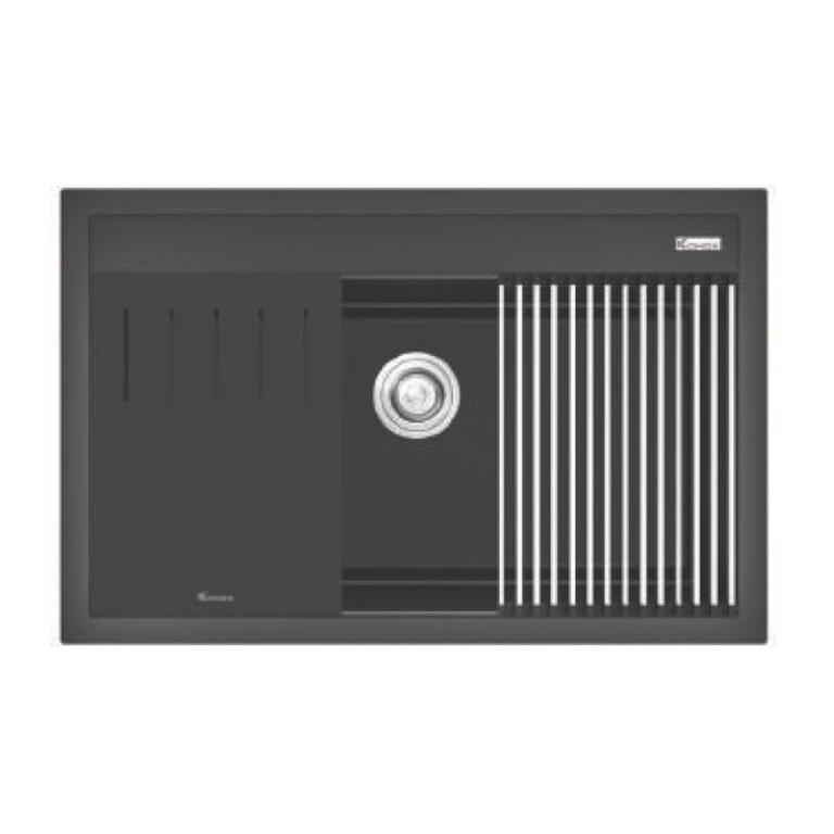 Chậu rửa bát đá KONOX TERRA 790S Black 1 hố