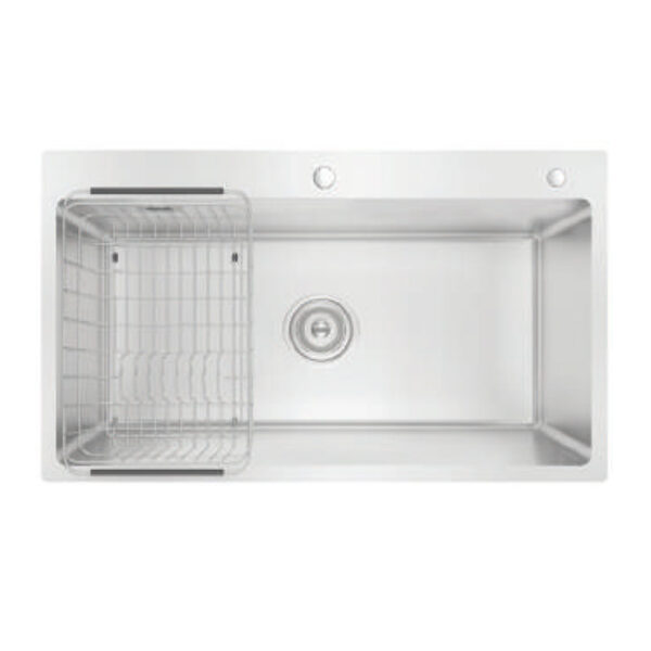 Chậu rửa bát inox KONOX KN8248SO DEKOR dương bàn 1 hố