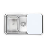 Chậu rửa bát inox KONOX KN8347SU DEKOR âm bàn 1 hố (1)