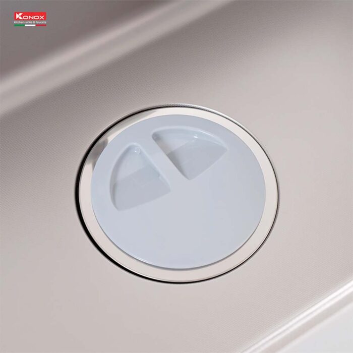 Chậu rửa bát inox KONOX KN8347SU DEKOR âm bàn 1 hố - Ảnh 12