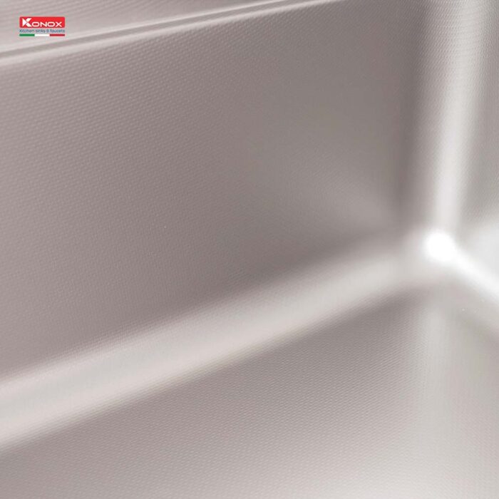 Chậu rửa bát inox KONOX KN8347SU DEKOR âm bàn 1 hố - Ảnh 7