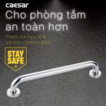 Thanh vịn Caesar GB131V inox - Ảnh 3