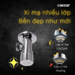 Van khóa T chia nước CAESAR BF403S - Ảnh 4