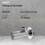 Van khóa T chia nước CAESAR BF403S - Ảnh 5