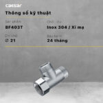 Van khóa T chia nước CAESAR BF403T - Ảnh 5