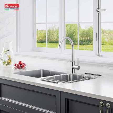 Vòi rửa bát KONOX RIO nóng lạnh (1)
