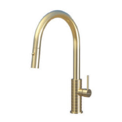 Vòi rửa bát KONOX VENICE Gold nóng lạnh rút dây (1)