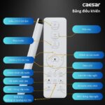 Bồn cầu thông minh CAESAR CA1389H nắp rửa điện tử - Ảnh 24