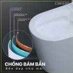Bồn cầu thông minh CAESAR CA1389H nắp rửa điện tử - Ảnh 19