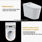 Bồn cầu thông minh CAESAR CA1389H nắp rửa điện tử - Ảnh 14
