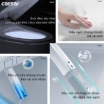 Bồn cầu thông minh CAESAR CA1389H nắp rửa điện tử - Ảnh 12