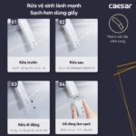 Bồn cầu thông minh CAESAR CA1389H nắp rửa điện tử - Ảnh 9