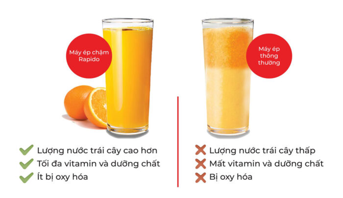 Máy ép chậm RAPIDO RSJ-200M - Ảnh 8