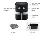 Nồi chiên không dầu Rapido RAF-7.0M 7 lít cơ - Ảnh 5
