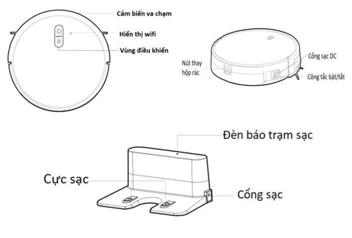 Robot hút bụi Rapido Hecquyn 1 lau nhà - Ảnh 2