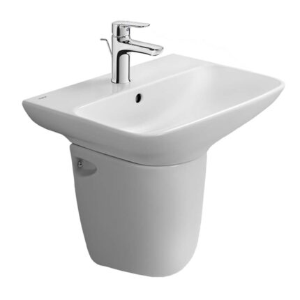 Chậu lavabo treo tường INAX AL-289V L-288VC chân lửng (1)