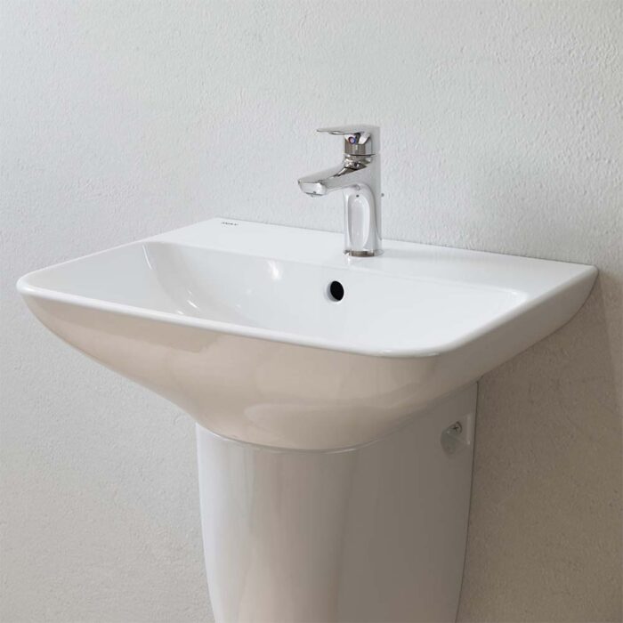 Chậu lavabo treo tường INAX L-289V L-288VC chân lửng - Ảnh 2