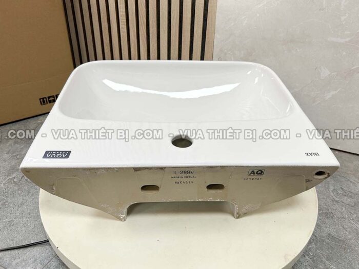 Chậu lavabo treo tường INAX AL-289V L-288VC chân lửng - Ảnh 7
