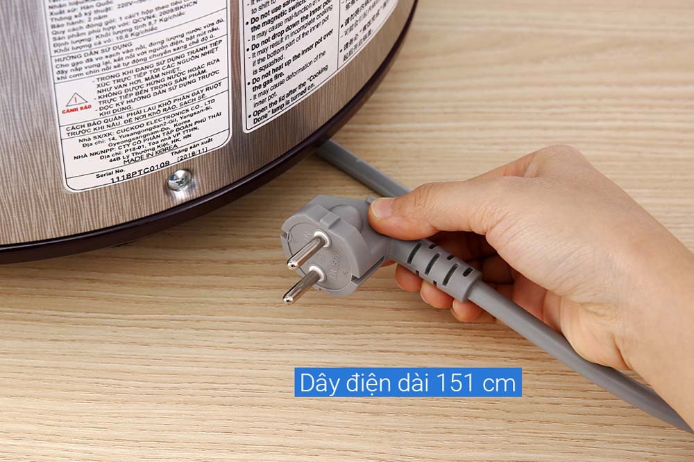 Hinh anh thuc te Noi com dien co CUCKOO CR 3021 DVVNCV 5.4L cong nghiep 11