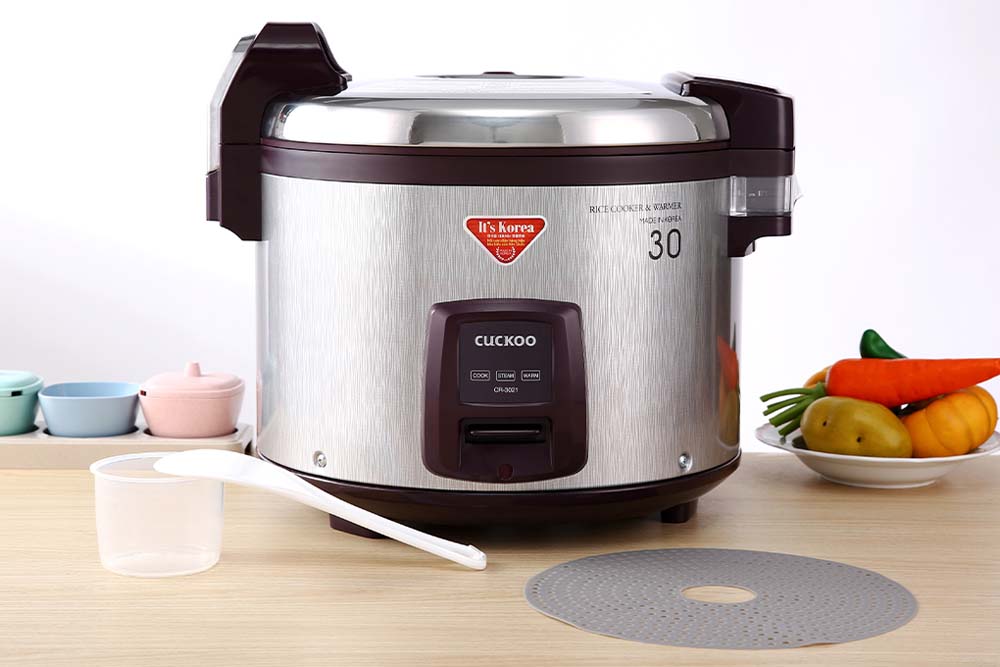 Hinh anh thuc te Noi com dien co CUCKOO CR 3021 DVVNCV 5.4L cong nghiep 2