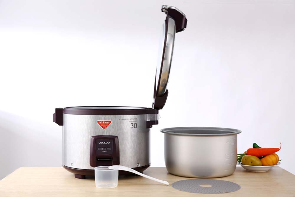 Hinh anh thuc te Noi com dien co CUCKOO CR 3021 DVVNCV 5.4L cong nghiep 3