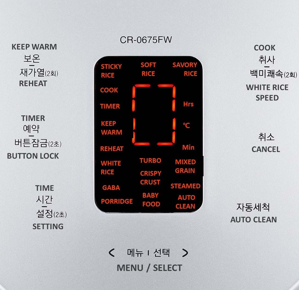 Hinh anh thuc te Noi com dien tu CUCKOO CR 0675FW 1.08L 6