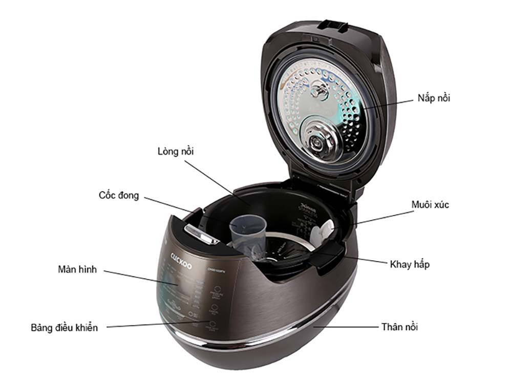 Hinh anh thuc te Noi com dien tu CUCKOO CRP CHSS1009FN DBVNCV 1.8L ap suat cao tan 0