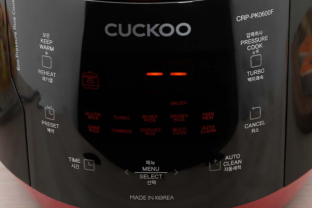 Hinh anh thuc te Noi com dien tu CUCKOO CRP PK0600F BKRDVN 1.08L ap suat 6