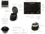 Nồi cơm điện tử CUCKOO CRP-PK1000S BKCGVNCV 1.8L áp suất - Ảnh 2