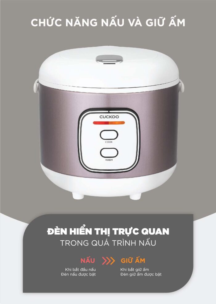 Nồi cơm điện cơ CUCKOO CR-1005 BSWHCRVNCV 1.8L - Ảnh 7