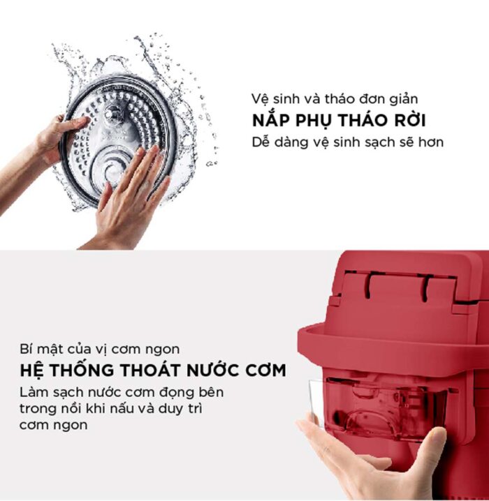 Nồi cơm điện cơ CUCKOO CR-1021R RDVN 1.8L - Ảnh 5