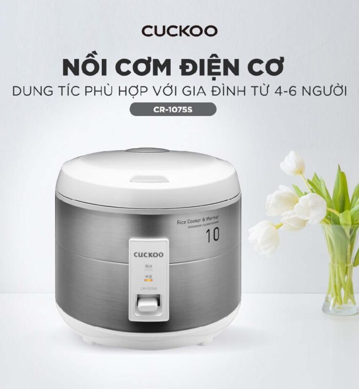 Nồi cơm điện cơ CUCKOO CR-1075S 1.8L - Ảnh 3