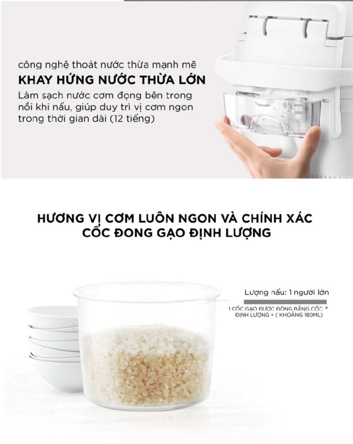 Nồi cơm điện cơ CUCKOO CR-1075S 1.8L - Ảnh 5