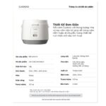 Nồi cơm điện cơ CUCKOO CR-1095 WHVNCV 1.8L - Ảnh 2