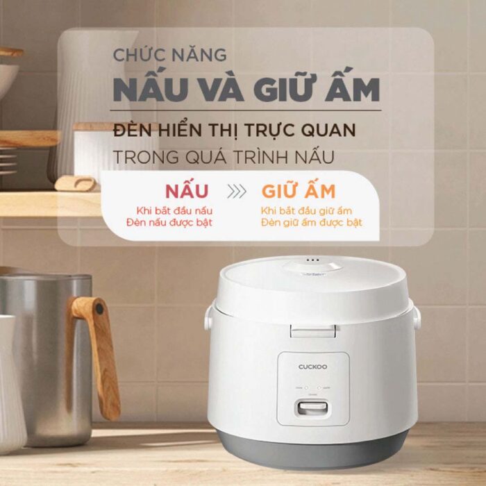 Nồi cơm điện cơ CUCKOO CR-1095 WHVNCV 1.8L - Ảnh 5