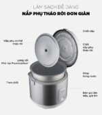 Nồi cơm điện cơ CUCKOO CR-1420 SIVNCV 2.5L - Ảnh 10