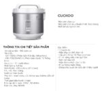Nồi cơm điện cơ CUCKOO CR-1720S 3.0L - Ảnh 2