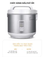 Nồi cơm điện cơ CUCKOO CR-1720S 3.0L - Ảnh 8
