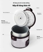 Nồi cơm điện cơ CUCKOO CR-3031 NYVNCVK 5.4L công nghiệp - Ảnh 6