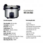 Nồi cơm điện cơ CUCKOO CR-3031N 5.4L công nghiệp - Ảnh 2
