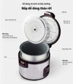 Nồi cơm điện cơ CUCKOO CR-3031N 5.4L công nghiệp - Ảnh 9