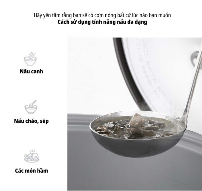 Nồi cơm điện cơ CUCKOO CR-3031N 5.4L công nghiệp - Ảnh 8